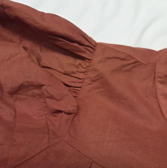 Sea New York Salome Puff Sleeve Top Sunset S - Picture 13 of 13